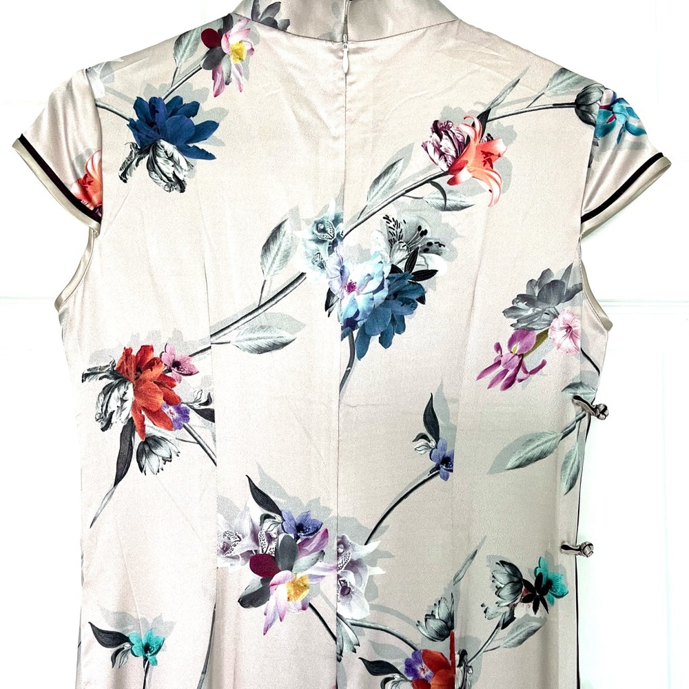 NWOT Silk Cheongsam Dress - Picture 3 of 6